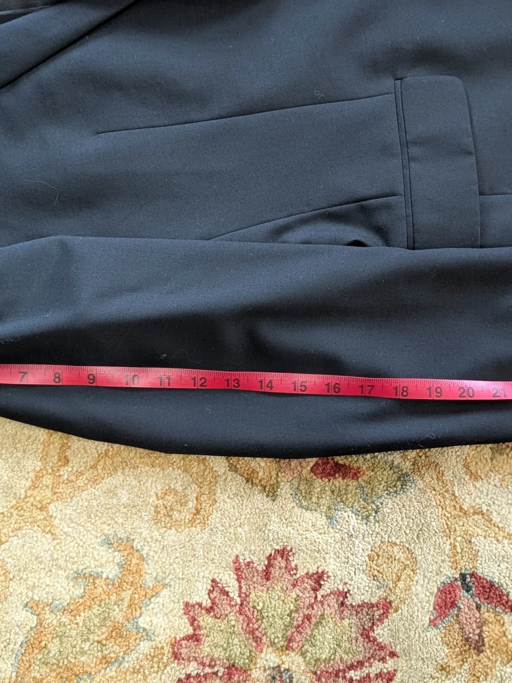 Men's Black Two-Button Blazer